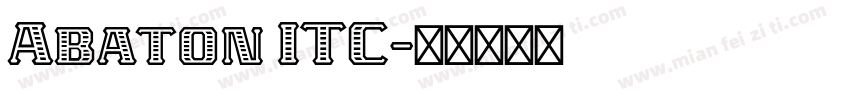 Abaton ITC字体转换